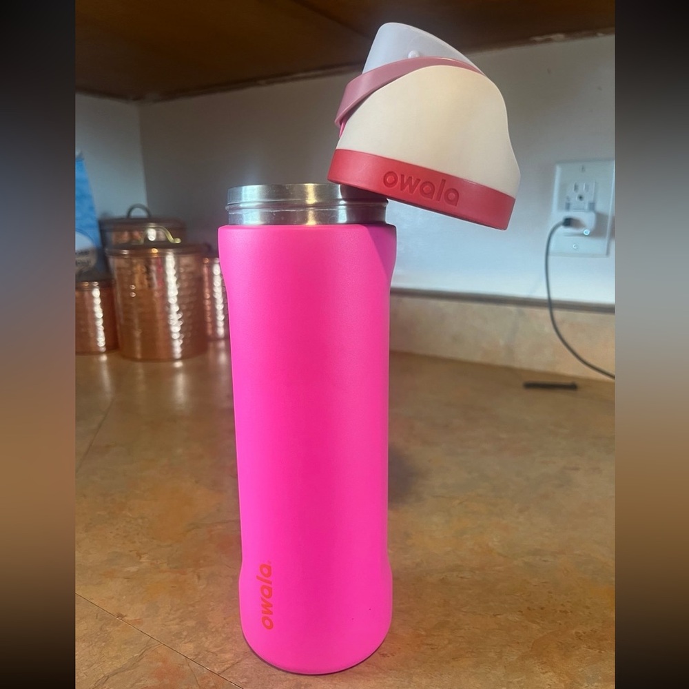 Owala Pink Stainless Steel Water Bottle